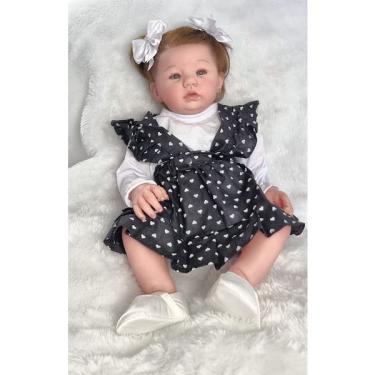 Imagem de Bebê Reborn Menina Princesa Siliconada - Enxoval Completo