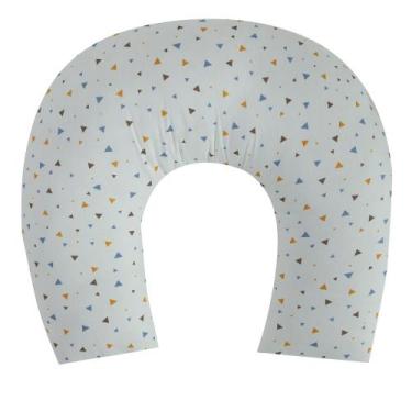 Imagem de Almofada de Amamentação Baby Percal 200 Fios Algodão - Triangles - Don