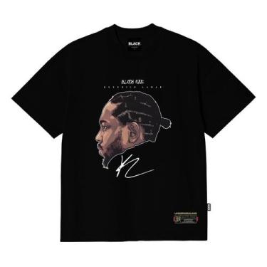 Imagem de Camiseta Black Nine Kendrick Lamar - Preta - B91227, G2