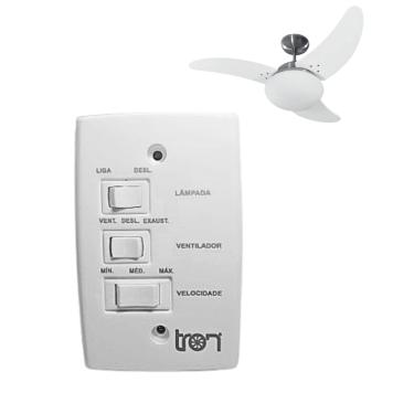 Imagem de Controle De Velocidade Para Ventilador De Teto Tron 127v