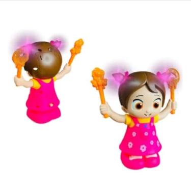 Imagem de Boneca fofa dançarina, eletrônica com Luz e Som - Brinquedo Interativo Infantil Educativo 3+ Anos.