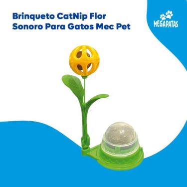 Imagem de Brinqueto CatNip Flor Sonoro Para Gatos Mec Pet