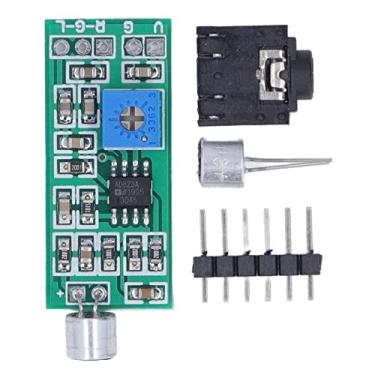 Imagem de FTVOGUE Placa de Amplificador de Ganho Ajustável para Captação do Módulo de Sensor de Som, Saí de Canal Duplo, Ideal para Detecção de Som de Microfone Com Design Leve e Compacto