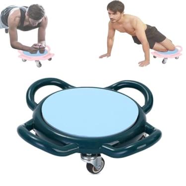 Imagem de CTREVL Roda de exercícios para abdominais com rotação de 360°, prancha de exercícios para abdominais para homens e mulheres(Verde)