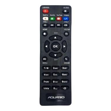 Imagem de Controle Remoto Para V1 Aquário Box Aquario Stv-2000 - FBG, Preto