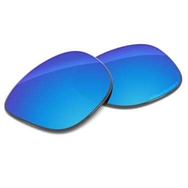 Imagem de Tintart Lentes de substituição de desempenho compatíveis com RayBan Stories Wayfarer RW4002 50 mm polarizadas gravadas, Azul celeste - Polarizado máximo, One Size