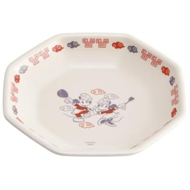 Imagem de Skater MCH6-A Prato de arroz frito de melamina, prato, chinês, seguro para lava-louças, Disney Mickey e Minnie
