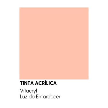 Imagem de Tinta Fosca Premium Laranjas - Vitacryl, Luz do Entardecer, 3,6 lts