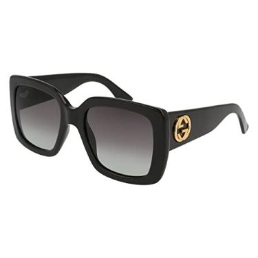Imagem de Gucci Óculos de sol quadrados GG0141SN 001 preto/dourado 53 mm 0141