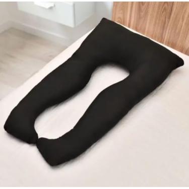 Imagem de Travesseiro de corpo para gestantes (Preto)