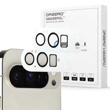 Imagem de Orzero (Pacote com 2) Protetor de lente de câmera compatível com Google Pixel 10 Pro (não para modelo XL/dobrável), protetor de Cámera, revestimento de toque sedoso, 9 cortes precisos para câmera
