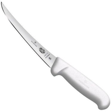 Imagem de Faca profissional 28cm desossar lâmina curva 15cm flexivel Victorinox 