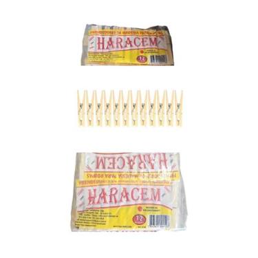 Imagem de 1200Un Pregador De Roupa Prendedor Varal De Madeira Grampo - Haracem