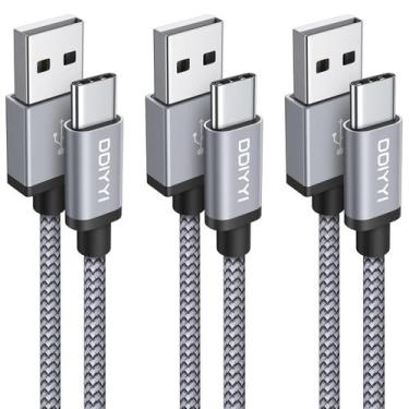 Imagem de Cabo USB C DDIYYI de 3 m de carregamento rápido para iPhone Samsung, p