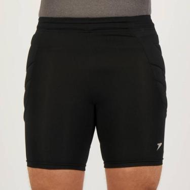 Imagem de Bermuda Térmica Poker Goleiro Skill Preta, GG