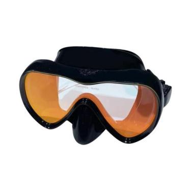 Imagem de Máscara De Mergulho Profissional À Prova d'Água Com Óculos De Silicone