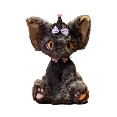 Imagem de Boneco De Pelúcia Devon Gato Kawaii Para Halloween, Almofada Lanternin