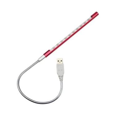 Imagem de Luz De Leitura LED Alimentada Por USB Com 10 LEDs, Lâmpada Flexível Pa