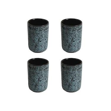Imagem de Conjunto de Copos Porto Brasil Neo Stoneware Night Sky 110ml - 4 Peças