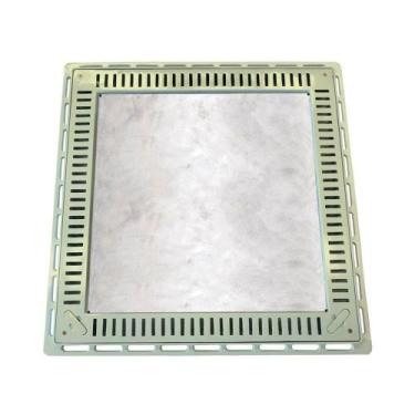 Imagem de Tampa Casa Máquina Piscina Rebaixada Simples Grelha 80x80 B1 - GDA Ind