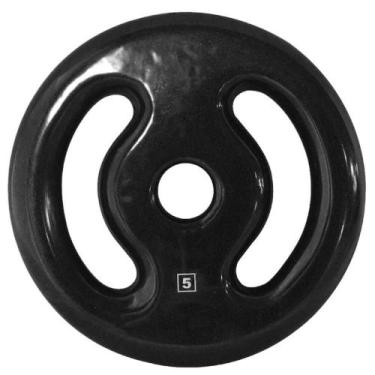 Imagem de Anilha Ferro Fundido Emborrachada Academia 5,0 Kg - ANILHAS FITNESS