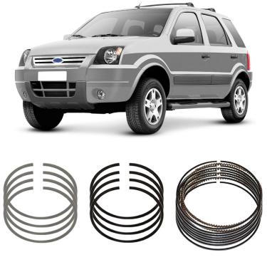 Imagem de Jogo Anel Segmento STD Ford Ecosport Fiesta Focus Ka 1.6 8V