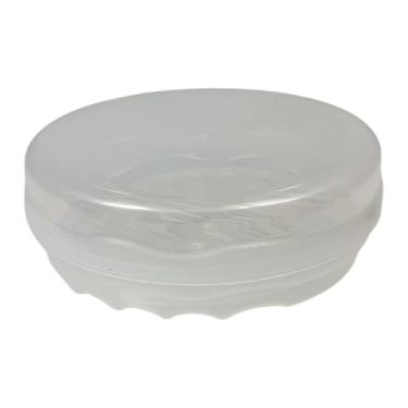 Imagem de Caixa Saboneteira Plástica Para Banheiro Banho Porta Sabonete Lavar Mãos Lavabo (1, TRANSPARENTE)