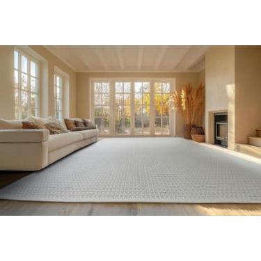 Imagem de Tapete Artesanal Look Cattleya - 11 White 200x250 cm