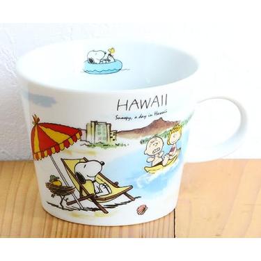 Imagem de Snoopy 3870039 Caneca de viagem mundial, Havaí, Capacidade: aprox. 370 ml (370 ml), caneca