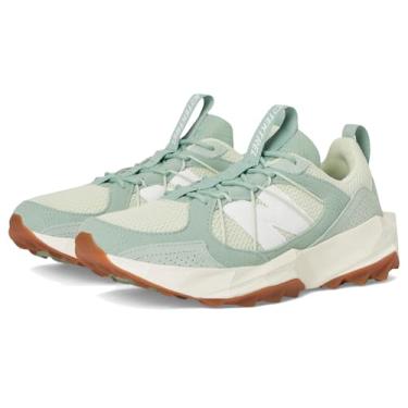 Imagem de New Balance Tênis feminino de camurça Dynasoft Tektrel V1, Verde mosaico/mineral/branco, 38