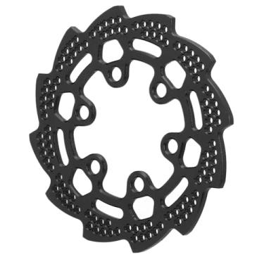 Imagem de Domary Disco do Freio Traseiro da Liga de Alumínio para LOSI 1: 4 Motocicleta Promoto MX, Design de Metal Moderno, Escultura de Corrente de Foucault, Instalação Durável, Conveniente, (Preto)