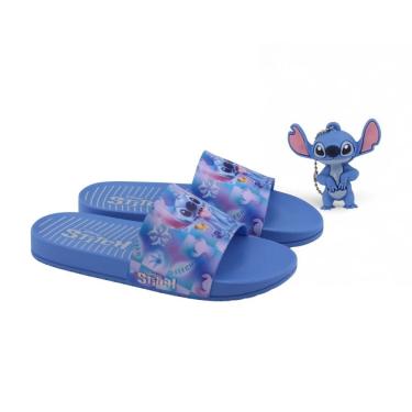 Imagem de Chinelo Infantil Disney Grendene Kids 23406 Stitch com Chaveiro