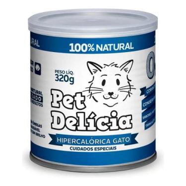 Imagem de Pet delícia ração úmida hipercalórica gatos 320g