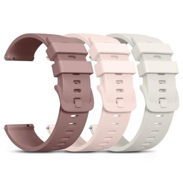 Imagem de Oumida Pulseira de relógio para relógio inteligente aeac AR-01 para homens e mulheres (pacote com 3)