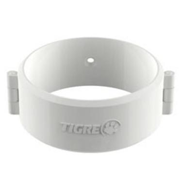 Imagem de Abraçadeira Circular Aquapluv Branca Beiral 88mm - 32048854 - Tigre Abracadeira Para Condutor Aquapluv 88mm Branca Tig
