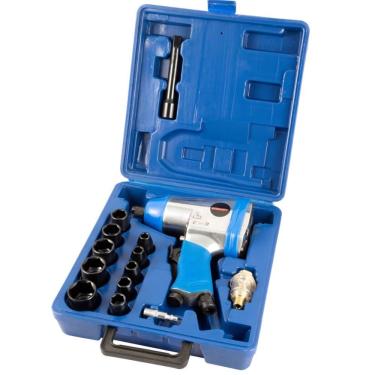 Imagem de Kit De Chave De Impacto 1-2"" Com 10 Soquetes - 8pm - Eda Kit De Chave De Impacto 1-2" Com 10 Soquetes - 8pm - Eda