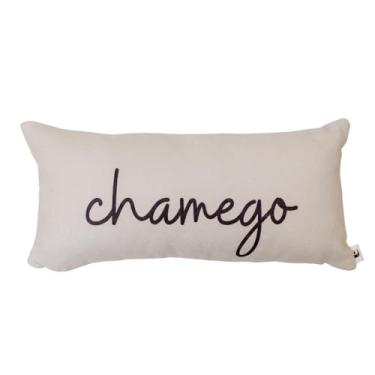 Imagem de Almofada Baguete Chamego II Marfim com Enchimento e Zíper 52 x 24 cm