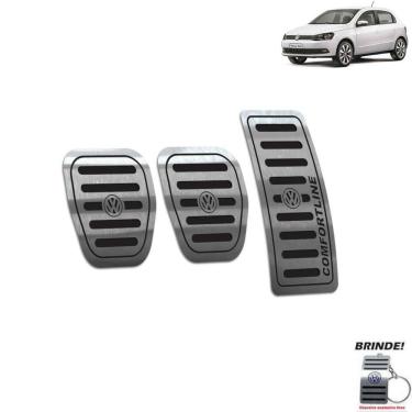 Imagem de Pedaleira Manual Volkswagen Gol Comfortline G6 G7 Preto