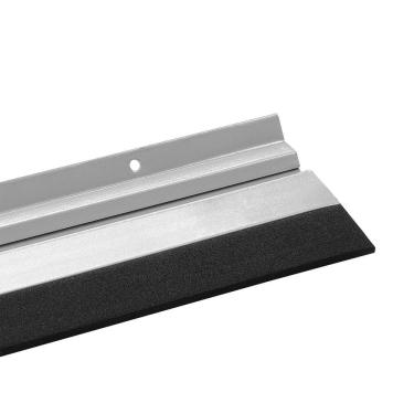 Imagem de Friso de vedação em alumínio - 100 cm - cinza - kit 2 pçs