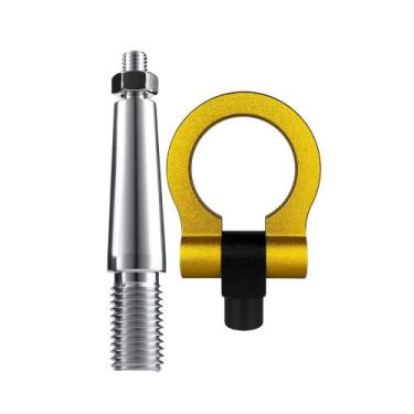 Imagem de Engate Reboque Lancer Evo TowHook Japones Esportivo Amarelo - Estilo B