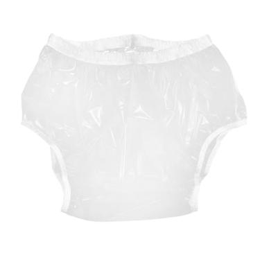 Imagem de harayaa Capa de fralda de pano para adultos, roupa íntima multifuncional, leve, conveniente, protetora, cuecas para férias, natação, viagens, Xs