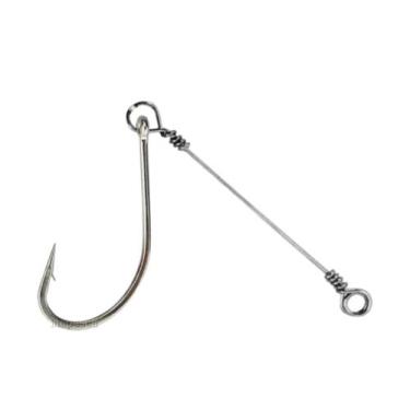 Imagem de Anzol Maruseigo Encastoado c/ 1,5cm Aprazível N10 Níquel - 10 Peças