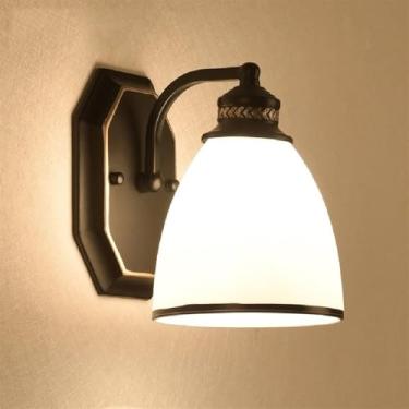 Imagem de Arandela moderna, luminária de parede europeia, luminária de parede simples, restaurante, corredor, bar, festa, luminária de parede, abajur de cabeceira, lanternas de parede de quarto, arand