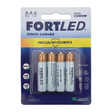 Imagem de Pilha Zinco AAA Fortled 4UN