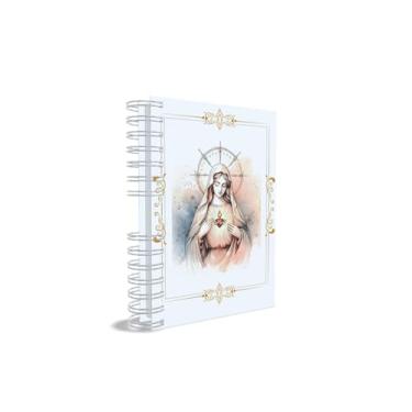 Imagem de Agenda Católica 2026, Imaculado Coração de Maria, dourado, Capa 07