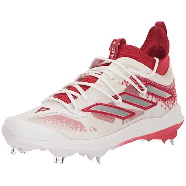 Imagem de adidas Tênis masculino Adizero Afterburner 9 Nwv, Team Power Vermelho/Prata Metálico/Branco, 15