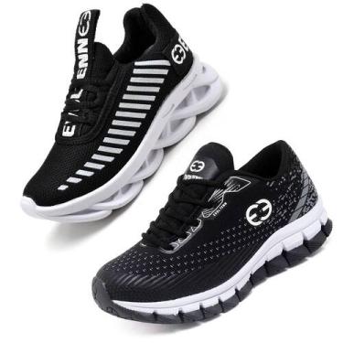 Imagem de Tênis Infantil Masculino Esportivo Modelos Diferentes - Kit 2 Pares Pr