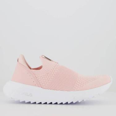 Imagem de Tênis Fila Calzini II Feminino Rosa e Branco, 34