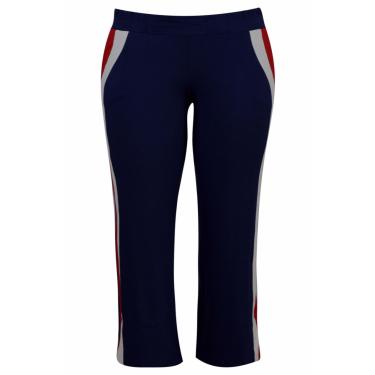 Imagem de Calça Pau a Pique Pantalona Básica Azul Marinho