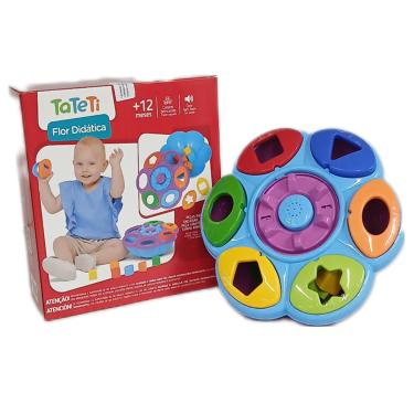 Imagem de Brinquedo Didático Flor Didática +12 Meses - Tateti